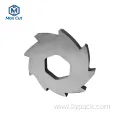 High wear-resistant recycled metal trash shredding blade